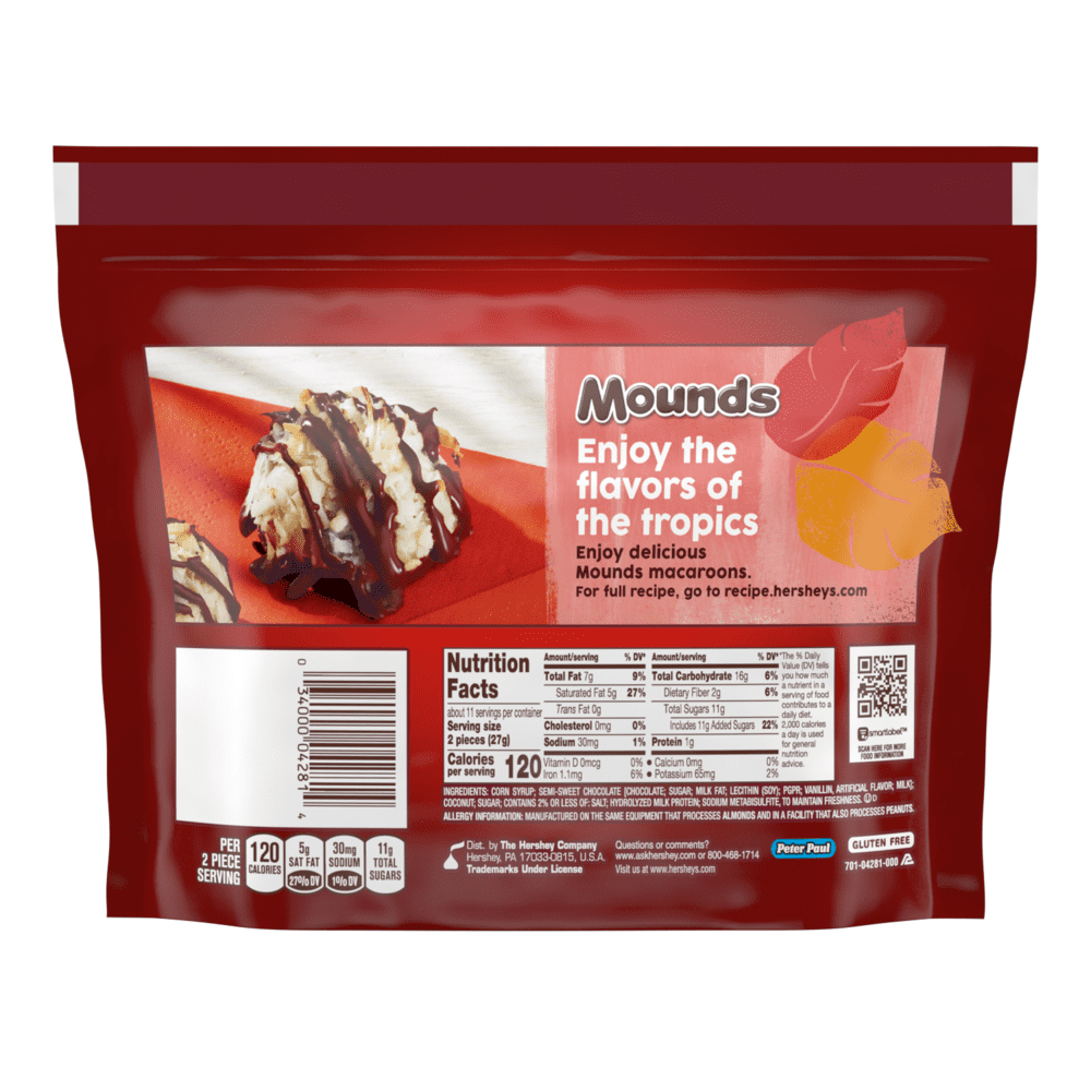 Mounds Miniatures Candy, 10.3 OZ