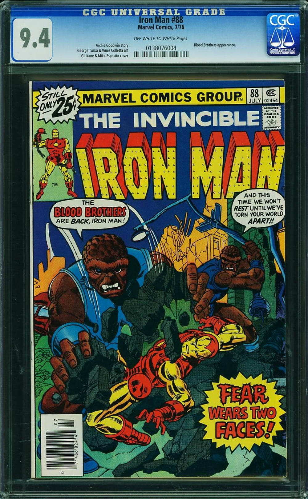 Iron Man #88 - CGC 9.4 Comic Book