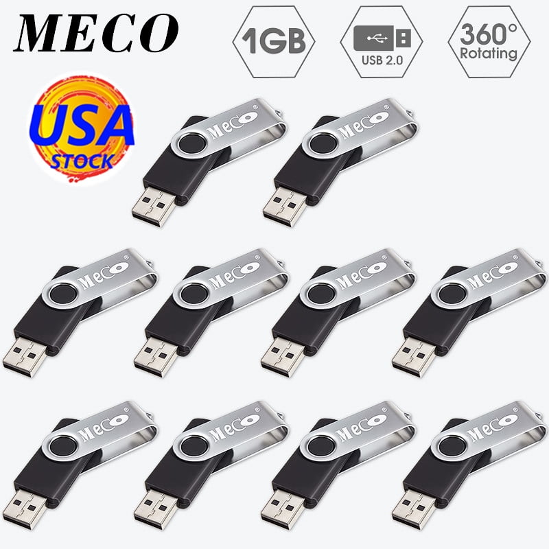 10PCS Metal Key 1GB USB Flash Drives Thumb Memory Stick Storage Flash Pen Drive