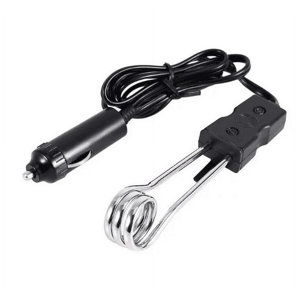HERCHR Immersion Heater -Car, 12V/24V Mini Portable Electric Car Boiled Water Immersion Heater Traveling Camping Picnic New,Portab