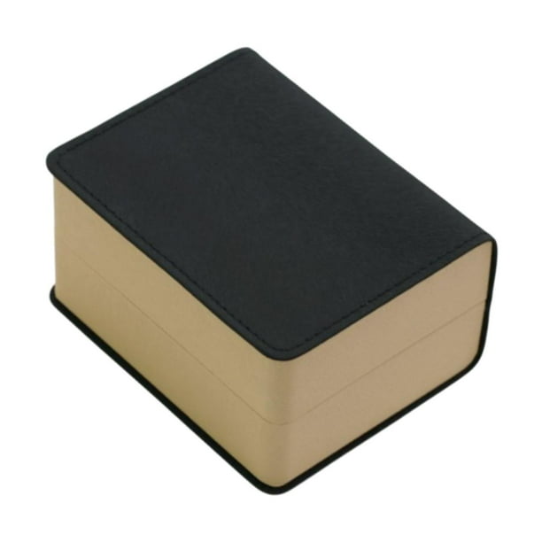 Caja de almacenamiento para un solo reloj Estuche de viaje para relojes Compatible con todos los relojes de pulsera y relojes inteligentes Negro