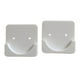 thumbnail image 1 of Soporte Adhesivo Zulema Barra De Cortina Cuadrado Blanco, 1 of 7