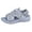 Grey, variant on Xijirk Womens Sandals,Lightweight Sandals with Mesh Design and Elastic Straps Cushioned Thick Sole Comfort for Everyday Wear Footwear,,Dark Blue,6.5