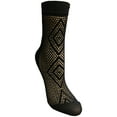 thumbnail image 2 of 4 Pairs of Yacht&Smith Fisnet Ankle Socks, Mesh Patterned Anklet Sock (Pack B), 2 of 4