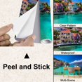 thumbnail image 4 of Peel and Stick Wallpaper Fiskardo beach Modern Art Wall Mural Decor Self Adhesive and Removable 100in x 144in, 4 of 8