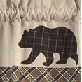 thumbnail image 7 of VHC Brands Rustic & Lodge Kitchen Window Curtains-Wyatt Bear Bedding Accessory, 16x90, Khaki Tan, 7 of 7