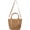 Khaki, variant on Women Straw Tote Bags Rattan Crossbody Bag Summer Beach Weave Shoulder Purse Tassel
