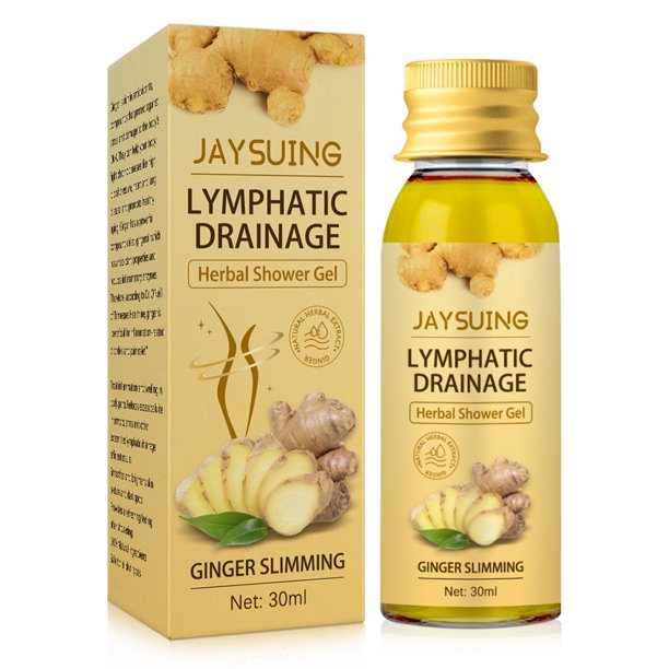 JAYSUING 30ml Herbal Ginger Shower Lymphatic Drainage Slimming Shaping