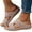 Pink, variant on Women's Orthopedic Slides Sandals Boho Flower Comfort Arch Support Wedge Beach Walking Slip on Shoes