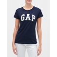 thumbnail image 5 of GAP - Playera clásica con Logotipo para Mujer, Paquete de 2, Uniforme Azul Marino., X-Large, 5 of 5