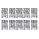 thumbnail image 2 of Number and Alphabet Stickers Self Adhesive for Decoration Use 10 Sheets, 2 of 3