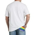 thumbnail image 2 of Pride Stripe sweat resistant Pocket T-Shirt White Multi 1XLT, 2 of 5