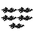 thumbnail image 3 of Botón de Rana de Nudo Chino Sunnimix 5 Pares de Peces Dorados para Hanfu Hangbag DIY Negro, 3 of 8