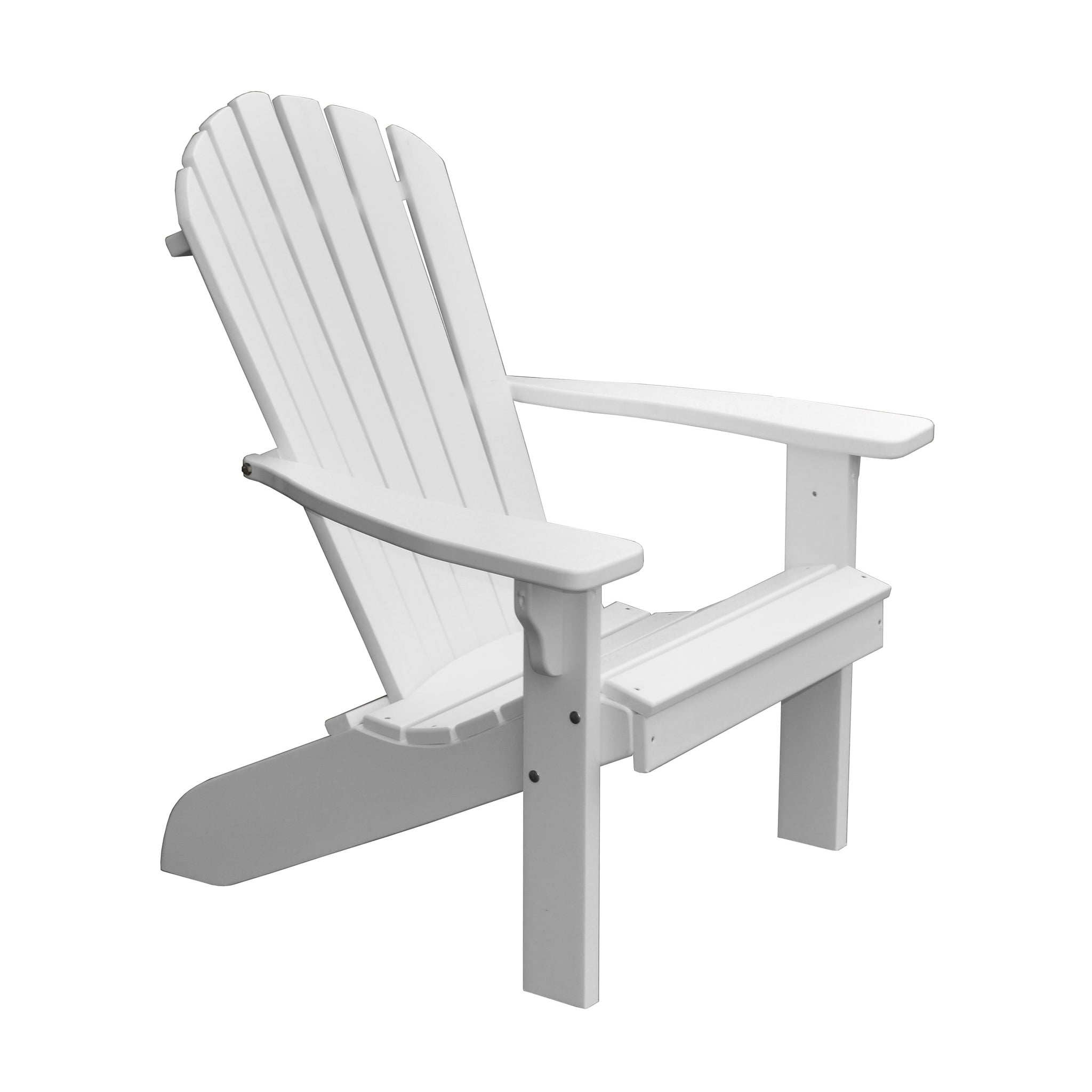 Furniture Barn USA® Poly Fan Back Adirondack Chair White