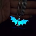 thumbnail image 6 of Yika Halloween Decorations Halloween Dark Glowing Bats Pendant Cool Street Festival Necklace Accessory, 6 of 8