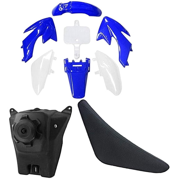Blue Plastics Fender Kit Fuel Tank Seat for CRF50 XR50 Pit Dirt Bike SSR Taotao DB14 110cc 125cc