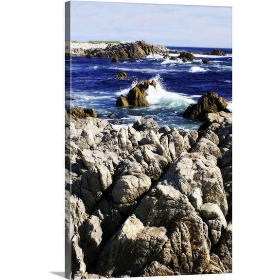 Great BIG Canvas | "Pacific Blue I" Canvas Wall Art - 16x24