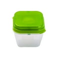 Fit & Fresh Salad Shaker Reusable Plastic Container & Dressing