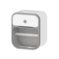 thumbnail image 2 of Wall Mounted Toilet Paper Holder with Storage Shelf for Bathroom - No Drill Adhesive Installation, Waterproof Tissue Box Cover for Kitchen Living Room, 2 of 9