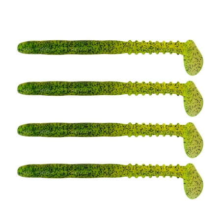 4Pcs Shad Swimbait Jig Head Lure Soft Baits Fishing Tackle Perch Fishing Lure for Freshwater Saltwater Fishing