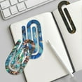 thumbnail image 6 of WIRESTER Set of 3 Jumbo Acrylic Paper Clips – Green Nebula, Black Marble with Gold Veins, and Blue Marble with Gold Accents – Stylish Bookmarks & Teacher Clips for Home, Office, 6 of 6