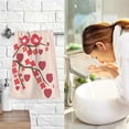 thumbnail image 7 of Dreamtimes Face Hand Towel Set Branches Hearts Flowers Birds Cotton Washcloths, Quick-Dry Highly Absorbent Bath Towel- Pack of 2, 7 of 7
