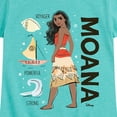 thumbnail image 3 of Disney - Moana Voyager Powerful Strong  - Toddler & Youth Girls Short Sleeve Graphic T-Shirt, 3 of 4