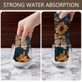 thumbnail image 4 of 2 Pcs Funny Kitchen Towels,Blue Sunflower Golden Leaf Pattern Microfiber Dish Towels,Kitchen Tea Towels,Kitchen Towel Set (18" X 26"), 4 of 7