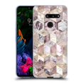 thumbnail image 1 of Head Case Designs Officially Licensed Micklyn Le Feuvre Marble Patterns Blush Quartz Honeycomb Soft Gel Case Compatible with LG G8 ThinQ, 1 of 7