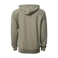 thumbnail image 2 of Independent Trading Co. Icon Unisex Lightweight Loopback Terry Full-Zip Hooded Sweatshirt, 2 of 2