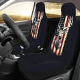 thumbnail image 3 of KAKALAD Deer American Flag Hunting 01 Universal Car Seat Covers Set Vehicle Front Seats Protector 2 Pcs, 3 of 9