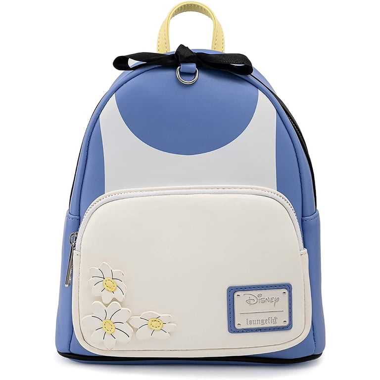 Disney Alice In Wonderland Loungefly Blue & White Mini Backpack Disney Alice in Wonderland Loungefly Mini Backpack New With  main image 3