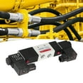 thumbnail image 3 of Válvula Solenoide 4V230C-08, Válvula Solenoide Neumática Válvula De Aire Solenoide De aleación Compacta De 3 Posiciones Y 5 Vías, Válvulas Solenoides Industriales, 3 of 7
