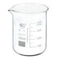 thumbnail image 1 of Unique Bargains Bécher en Verre de Forme Basse 400 ml, Gobelets Gradués de Laboratoire en Borosilicate 3,3, 1 of 1