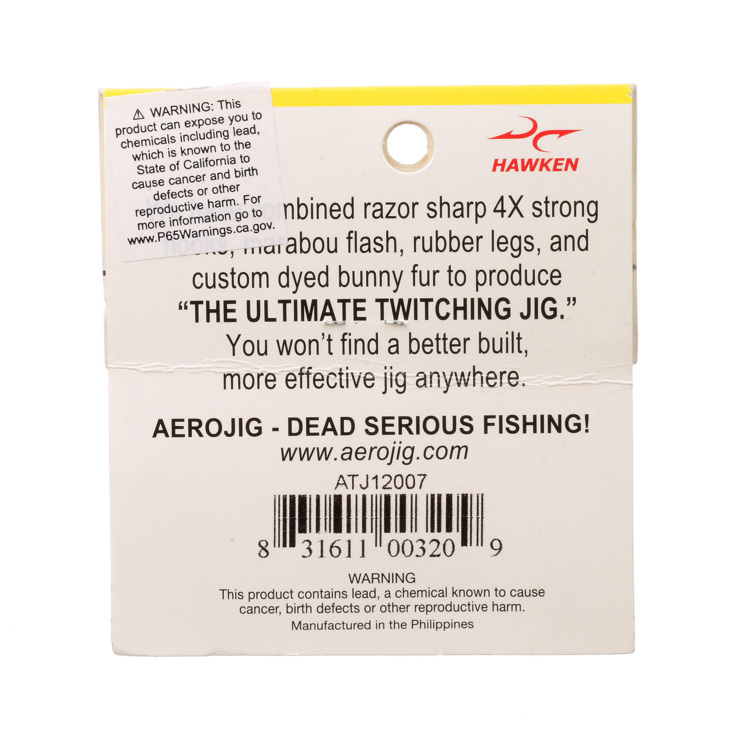 (2 pack) AEROJIG SALMON TWITCHING JIG - PNK/BLK 1/2 OZ