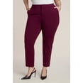 thumbnail image 2 of ELOQUII Women's Plus Size Tall The Ultimate Stretch Slim Ankle Pant, 2 of 5