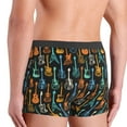 thumbnail image 4 of Mens Underwear Boxer Briefs - Colorful Guitar Comfort Breathable men's boxer briefs with Flex Waistband, 4 of 7