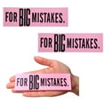 thumbnail image 3 of 3 Pack- For Big Mistakes. Giant Pink Erasers (5.5") Large Pencil Rubber Eraser, 3 of 7