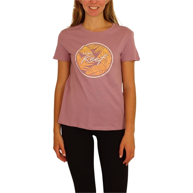 Reef Womens Layla Classic Graphic T-Shirt, dskpr, XS