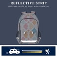 thumbnail image 5 of FORMRS Unisex School Backpack 17" Student Travel Bag with Laptop Compartment, Pink Abstract Pattern, 5 of 7