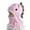 Pink, variant on Kids Boys Girls Dinosaur Winter Knit Hat Baby Toddler Thick Scarf Earflap Hood Scarves Skull Caps