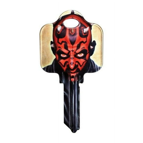Hillman 5005125 Star Wars Darth Maul House & Padlock Blank Single Sided Universal Key - Pack of 5
