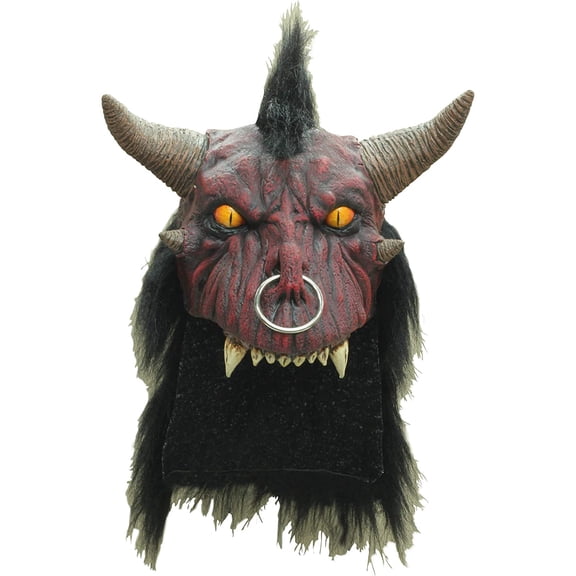 Adult's Devil Demon Helmet Mask Costume Accessory