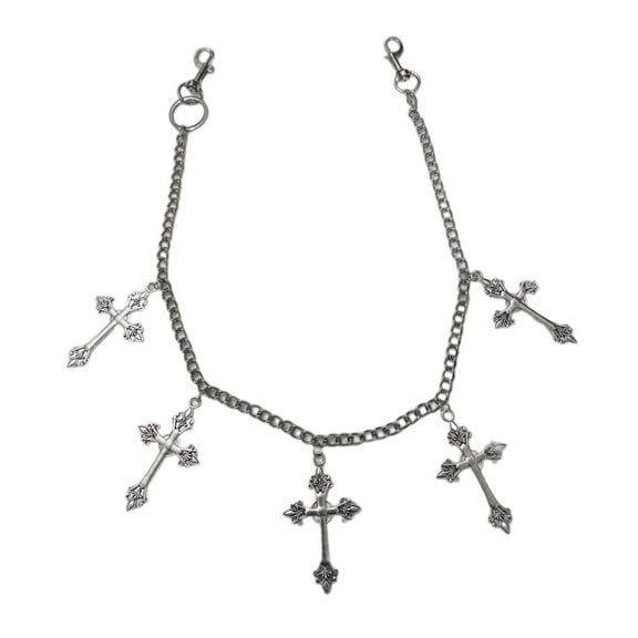 Metal Punk Pant Chain Keychains for Men Women Waist Chain Wallet Jeans Hip-hop Pants Belt Chains Street Jewelry
