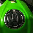 thumbnail image 2 of Gas for Tank Caps Sticker Carbon Fiber Motorcycle Gas for Tank Pad Cover Sticker Decals for Protection Frame for Z900 Z4, 2 of 4