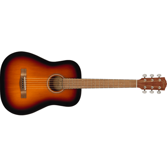 Fender Model FA-15 Sunburst 3/4 Size Steel Stringed Acoustic Guitar w/ Gig Bag
