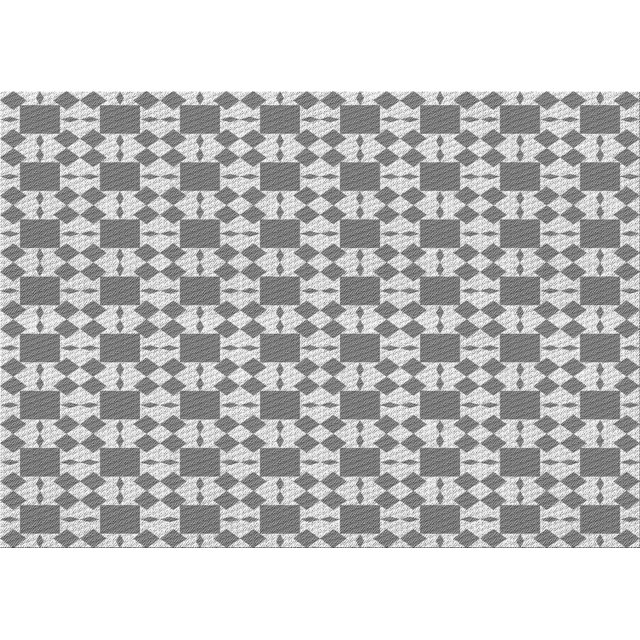 Ahgly Company Machine Washable Indoor Rectangle Transitional Sonic Silver Gray Area Rugs, 2' x 4'