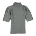 thumbnail image 1 of Alfani suéter de cuello alto con mangas al codo para mujer, gris, grande Alfani Pull-over, 1 of 2