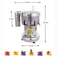 thumbnail image 2 of PreAsion Commercial Fruit Vegetable Juicer Extractor Juicer Centrifugal Juicer Stainless Steel 110V, 2 of 11