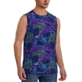 thumbnail image 2 of Balery Turtles Camisetas sin mangas para hombre, absorbe la humedad y protege contra el mal olor.-X-Large, 2 of 7